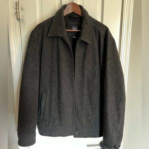 Men’s GAP wool blend Pea Coat, gray